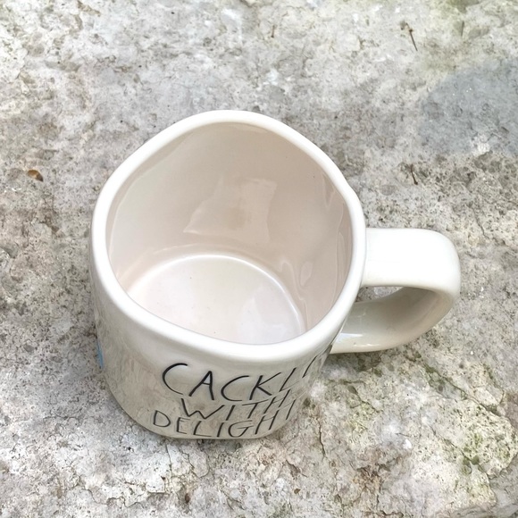 Rae Dunn CACKLE WITH DELIGHT Double-Sided Mug - Picture 2 of 4